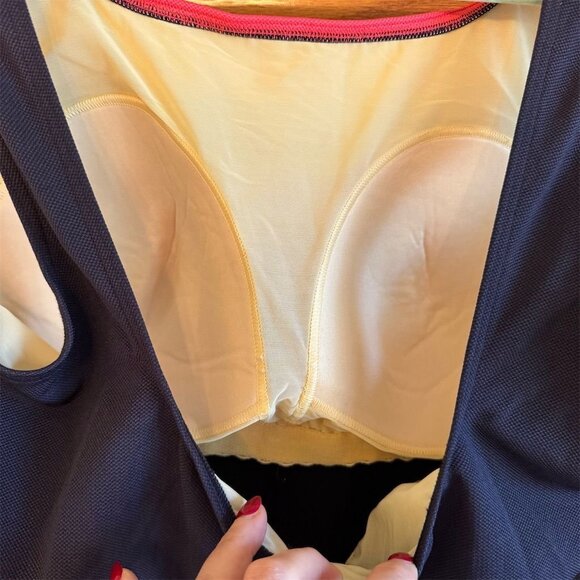 Land's End Women's Plus Tankini Swim Top 24W 3X Multicolor Pink Blue Like New - Picture 4 of 5